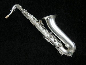 Buescher 400 B-tenor sax, forsølvet