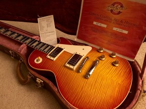 Guitar les Paul istandsat i 2003 med palisander