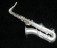 Buescher 400 B-tenor sax, forsølvet